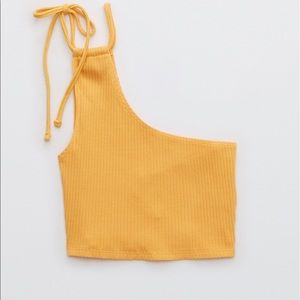 Aerie Rebel Tie Cropped Tank Top Size XS